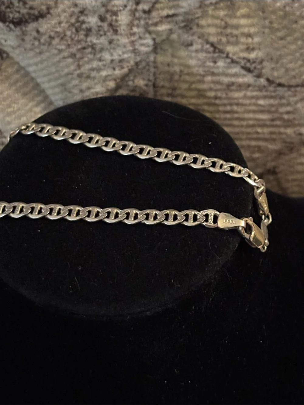 Vintage Piercing Pagoda PGDA 925 Sterling Silver 2/25 14K Gold Bracelet/Anklet